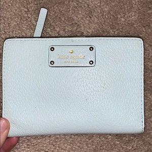 Kate space light teal wallet